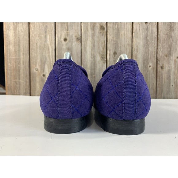 DUKE & DEXTER MEN’S BRUSHED VELVET QUILTED LOAFER BLUE SHOE SIZE 12 US/ 11 UK - Picture 5 of 9